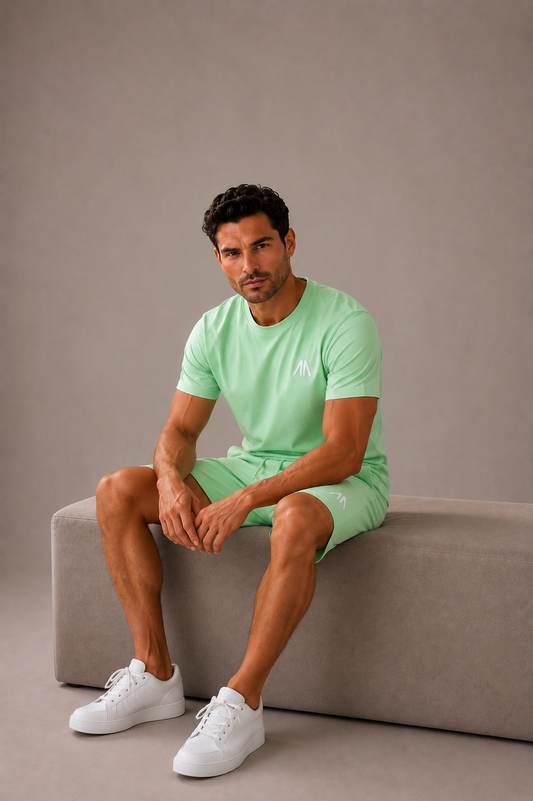 Heren Zomerset - Mint Groen (T-shirt + Broek)