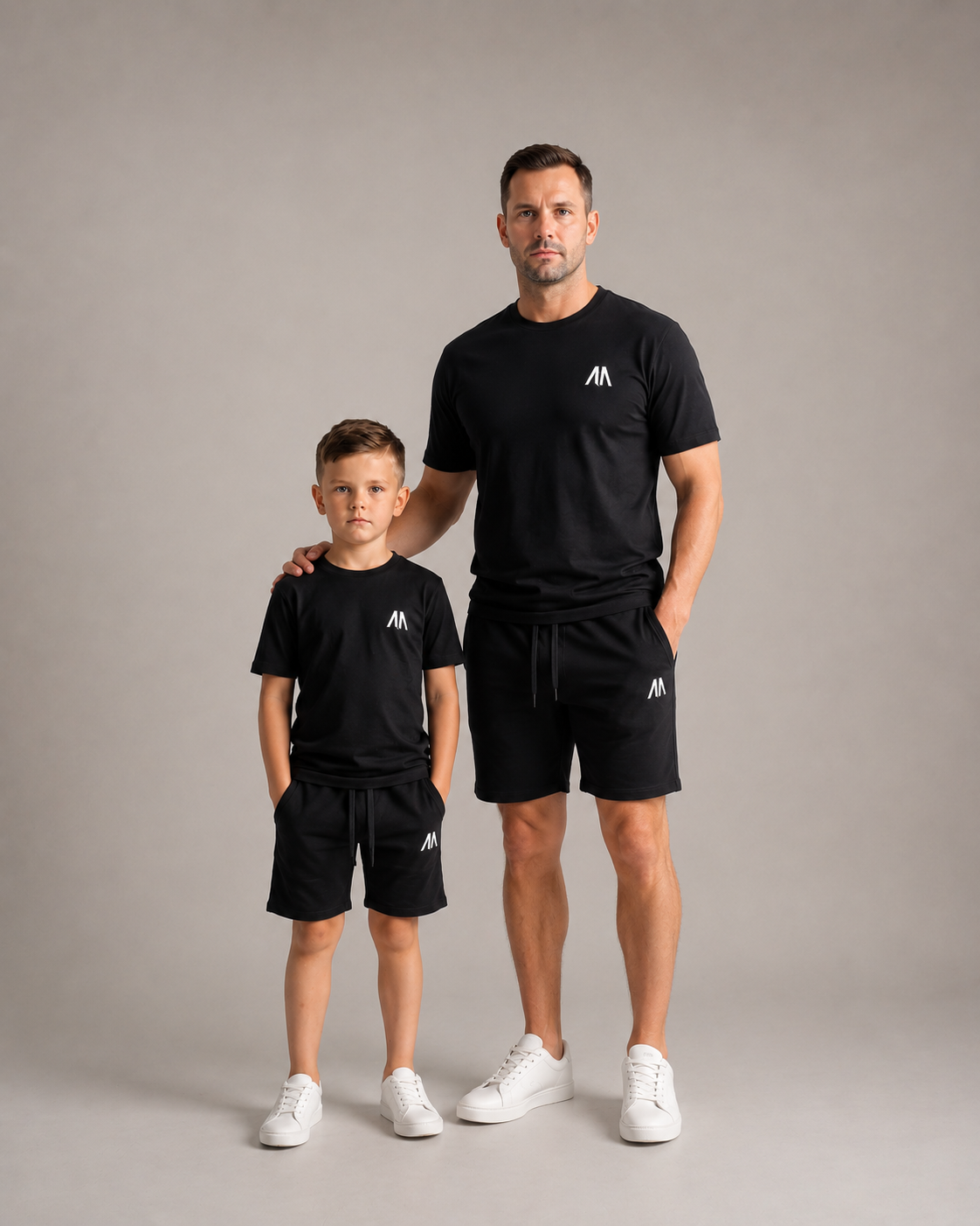 Kinder Zomerset - Zwart (T-shirt + Broek)