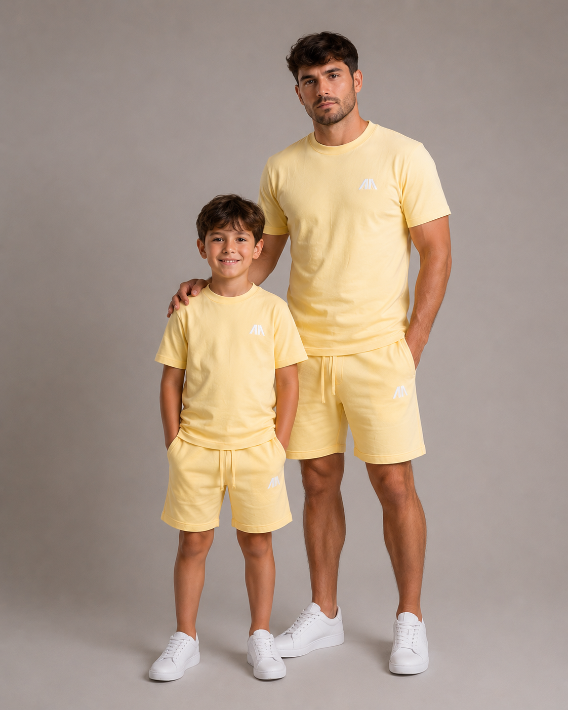 Heren Zomerset - Licht Geel (T-shirt + Broek)