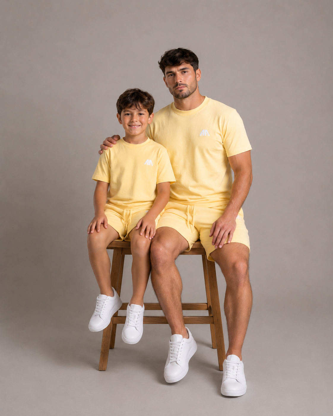 Kinder Zomerset - Licht Geel (T-shirt + Broek)