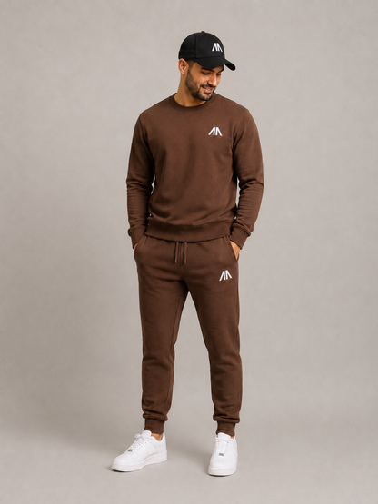 Vader + Zoon Tracksuit – Bruin