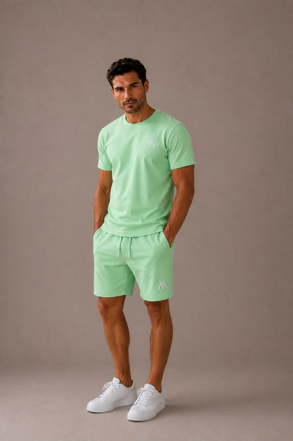 Vader + Zoon Zomerset (2 Zomersets) Mint Groen