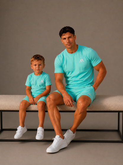 Vader + Zoon Zomerset (2 Zomersets) Licht Blauw
