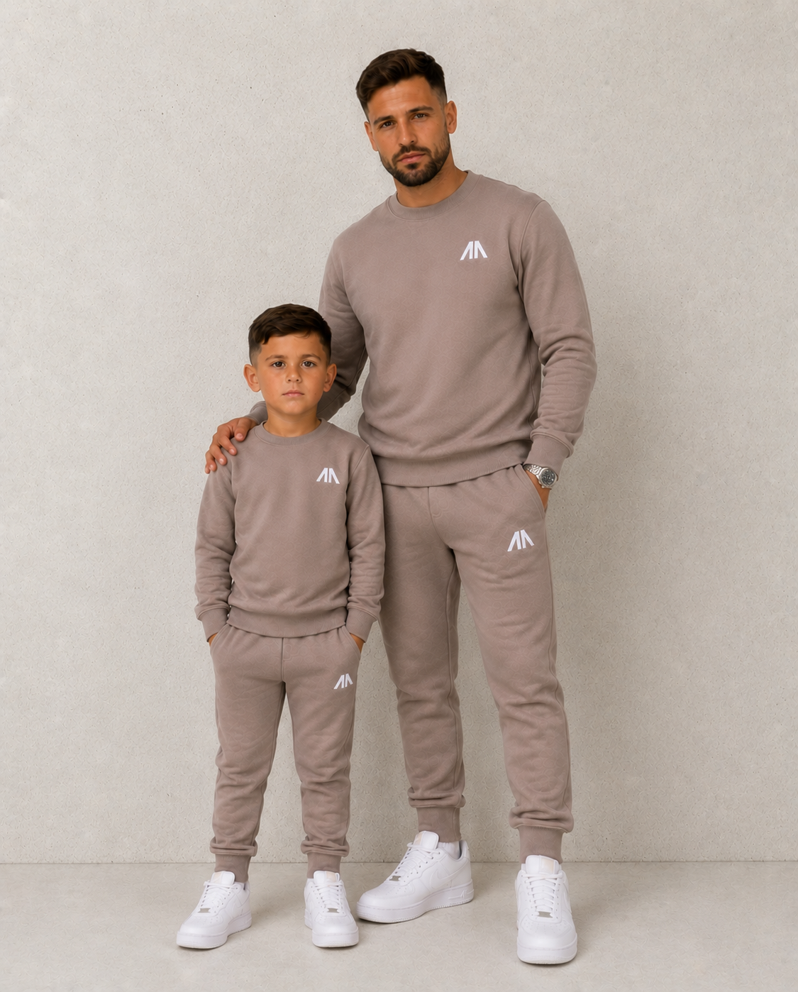 Kinder Tracksuit – Taupe